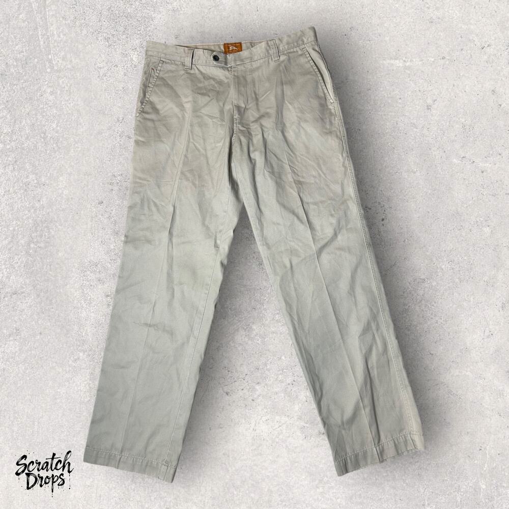 Tommy Bahama Men's Khaki Pants 1993 Size 35x32 Casual Trousers Vintage Clothing